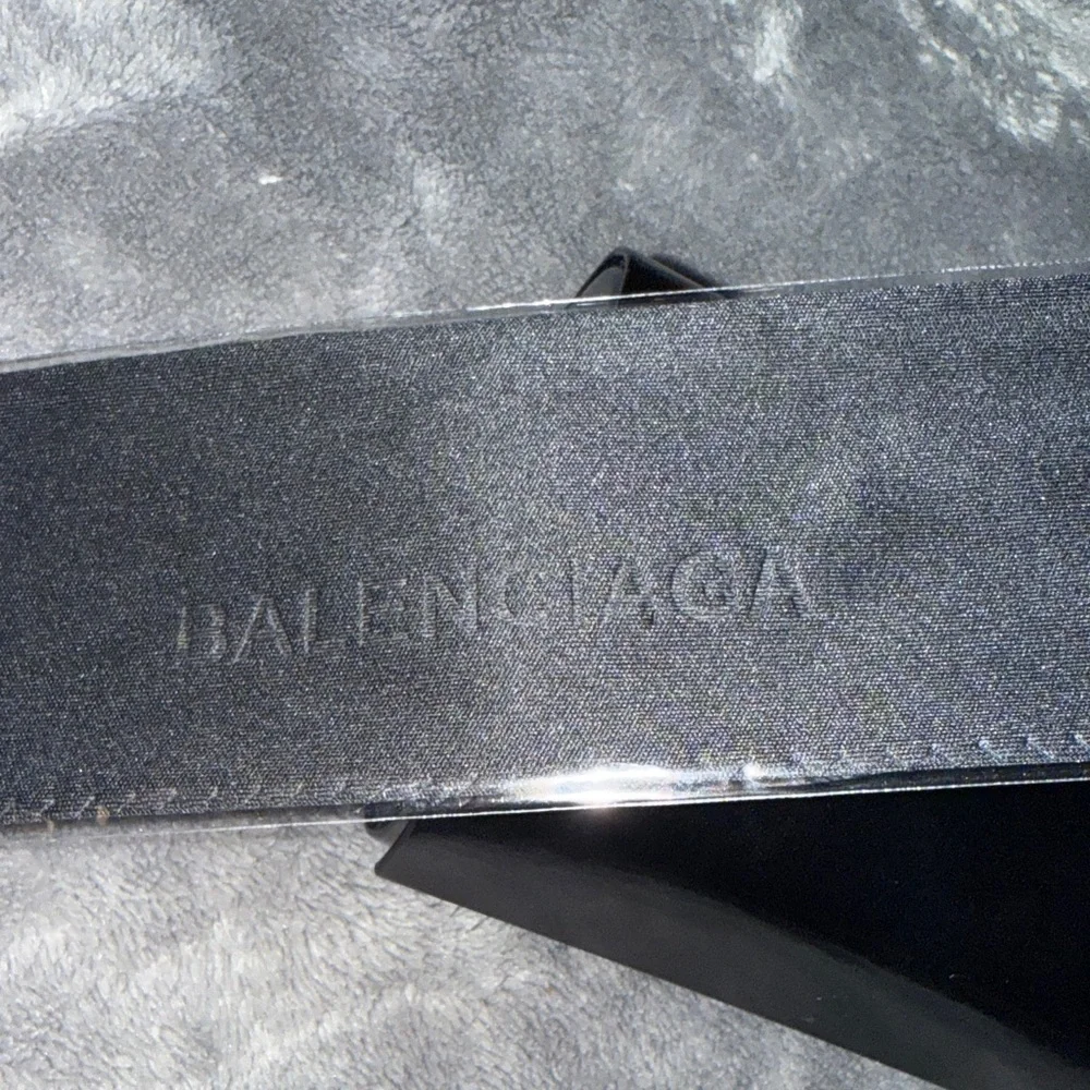 Balenciaga Matte Gunmetal Frame Black/Silver Mirror Lens Sunglasses